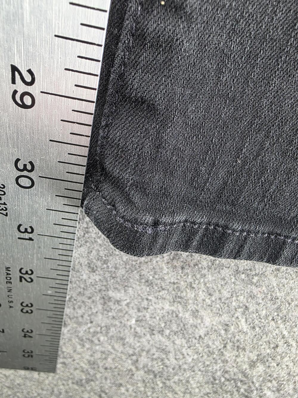 Mother Jeans Womens 26 Black Flared Slim Stretch Dark Wash Denim 32 Inseam - Picture 6 of 10